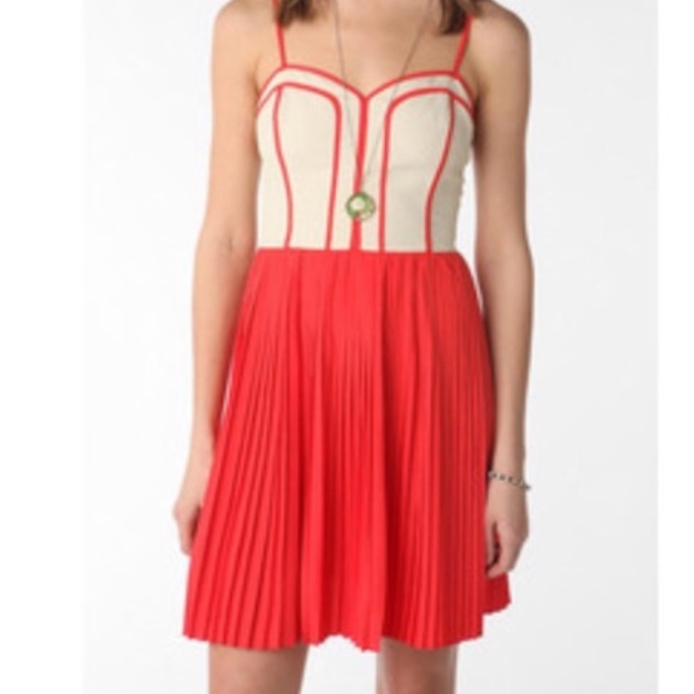 Urban Outfitters Coincidence+Chance Pleated Dress